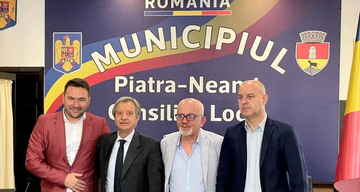 Visita lampo in Romania, Tidei e D’Emilio pianificano un gemellaggio tra Santa Marinella e Piatra Neamt per intercettare fondi europei