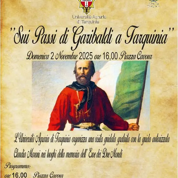 «Sui passi di Garibaldi a Tarquinia»