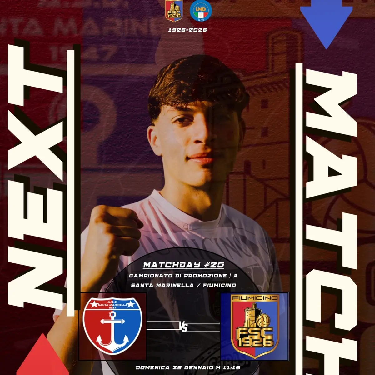 Fiumicino, domenica trasferta in casa del Santa Marinella