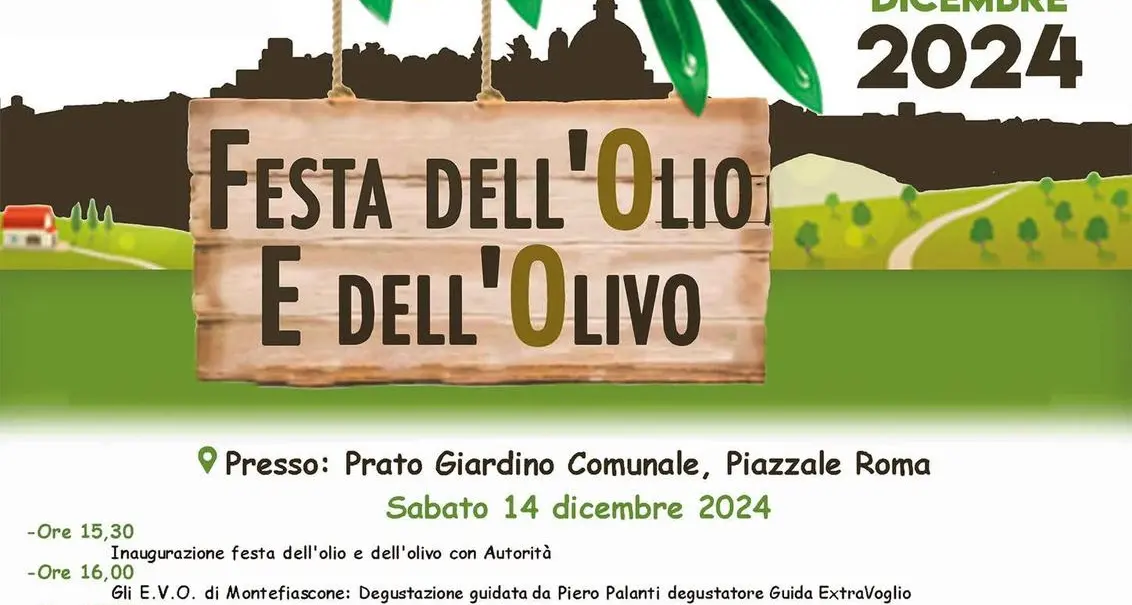 Montefiascone: al via la Festa dell’Olio e dell’Olivo