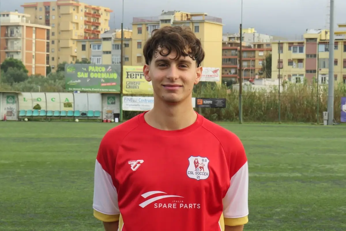 <p>Cristian Capretti, autore del gol vittoria della Csl Soccer</p>\\n