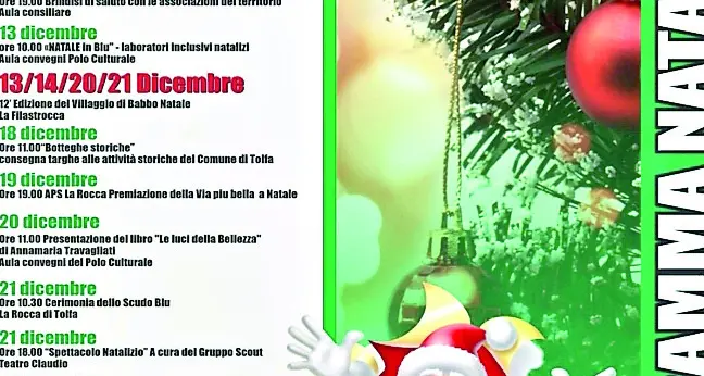 A Tolfa il calendario natalizio entra nel vivo