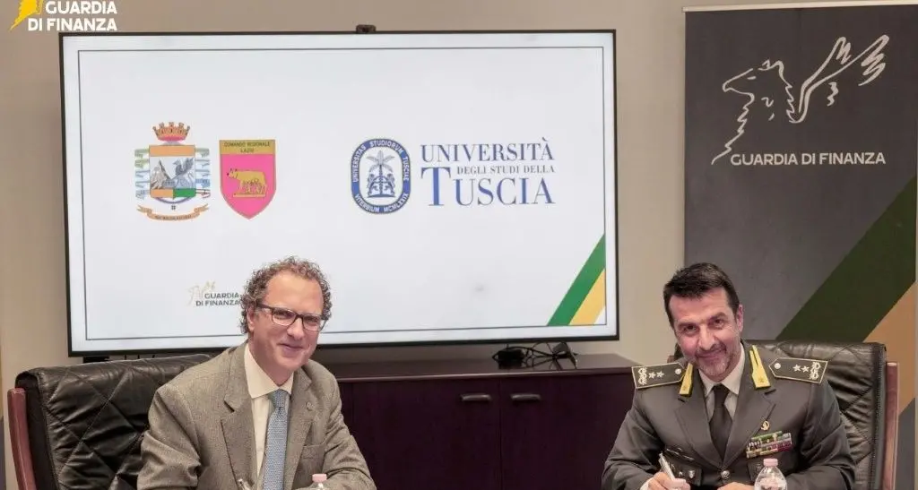 Guardia di Finanza e Università degli Studi della Tuscia di Viterbo insieme per l’attivazione di specifiche attività formative