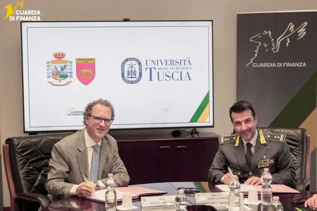Guardia di Finanza e Università degli Studi della Tuscia di Viterbo insieme per l’attivazione di specifiche attività formative