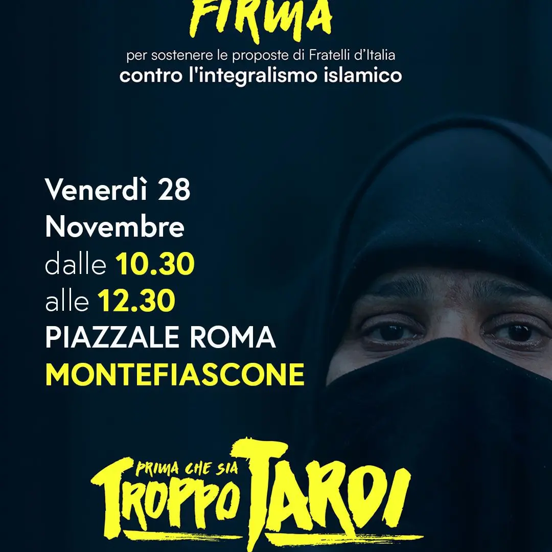 Fratelli d’Italia in piazza contro l’integralismo islamico