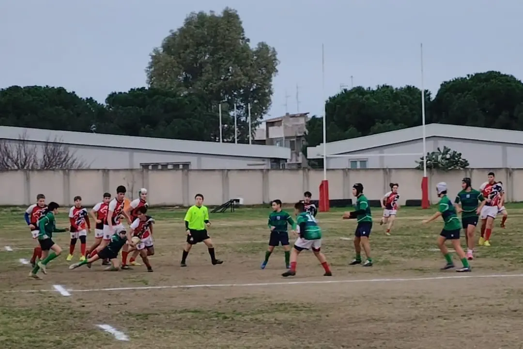 Una fase di gioco dell\\u2019Under 14 Crc/Url