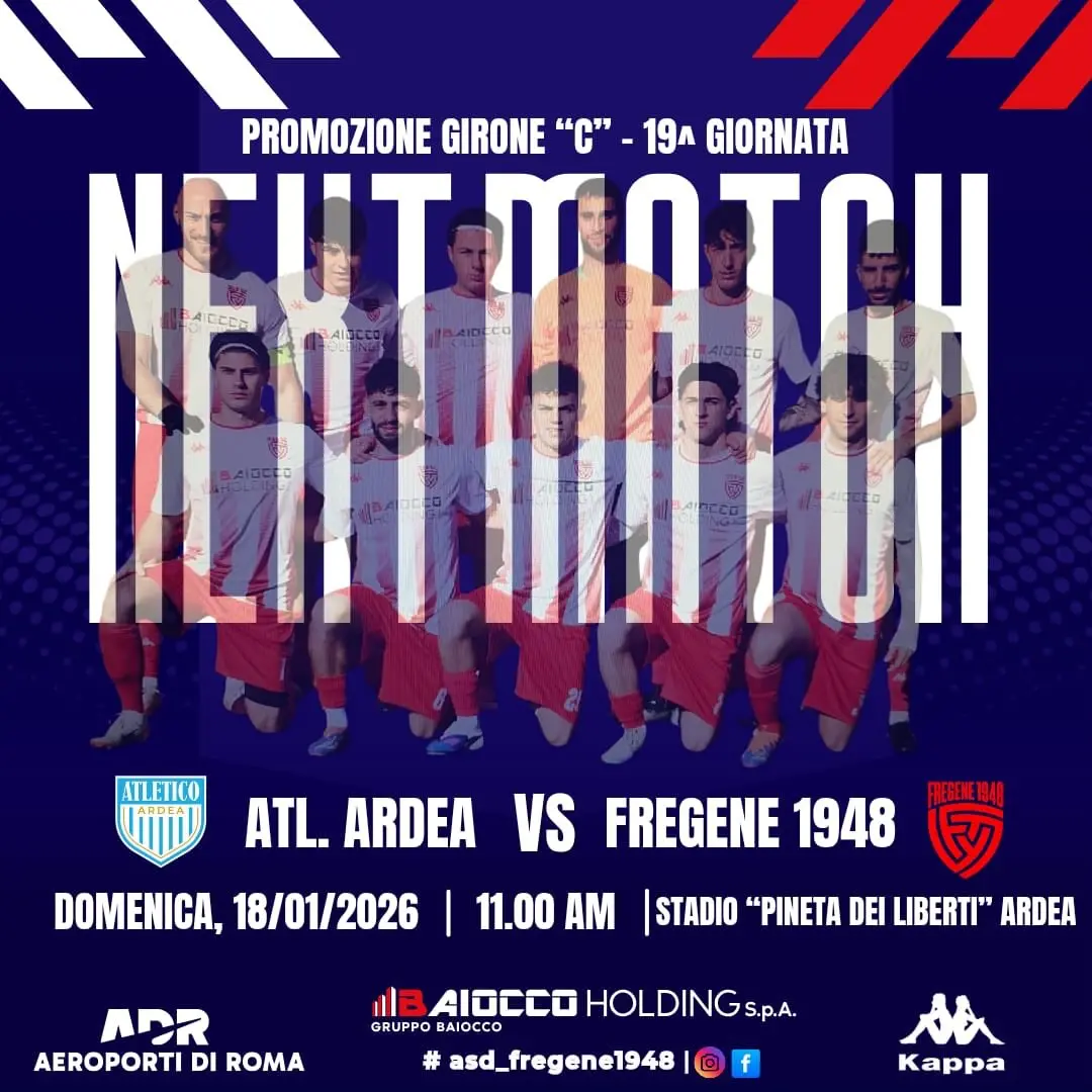 Il big match è servito: Atletico Ardea-Fregene vale una fetta di campionato