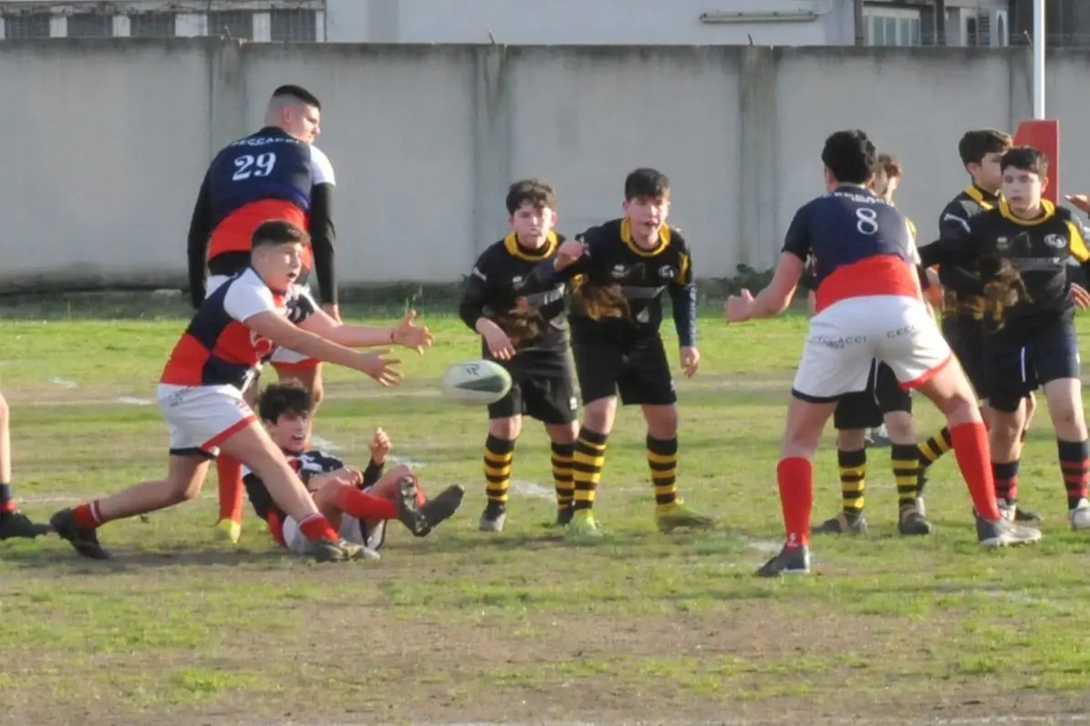 Una fase di gioco di Crc-Ostia (Under 14)