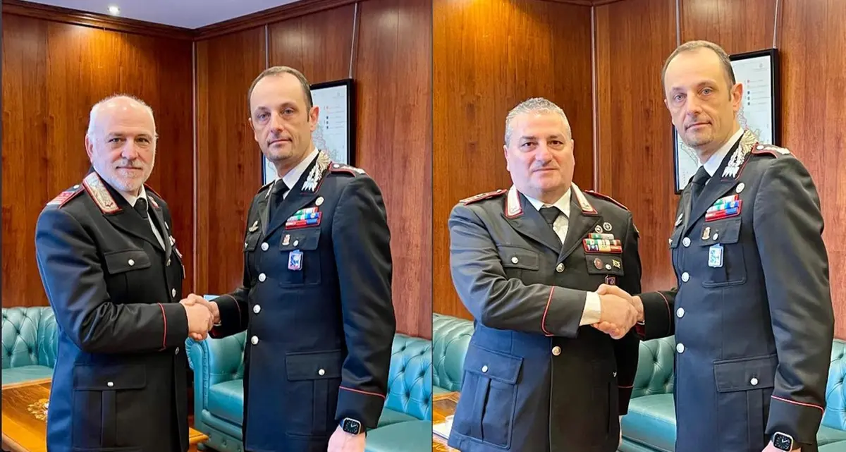 L’Arma saluta Botticelli e Panunzi