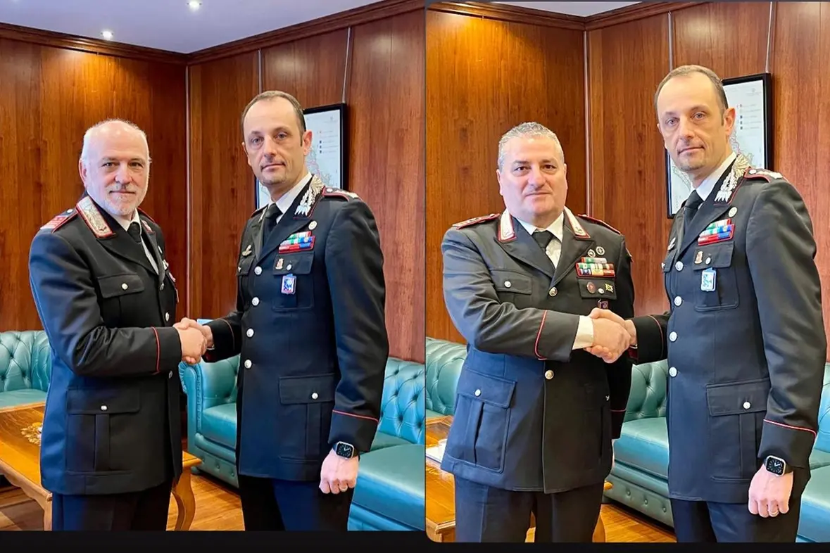 L’Arma saluta Botticelli e Panunzi