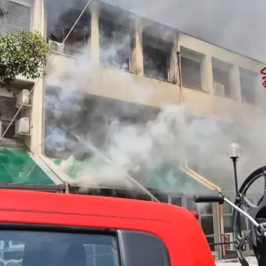 Inferno di fuoco nella facoltà di Agraria
