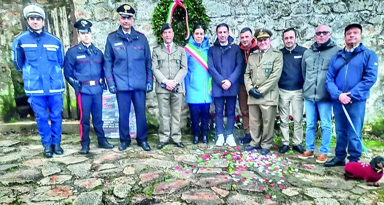 A Tolfa onorata la ‘’Giornata del Ricordo’’ in onore dei Martiri delle Foibe