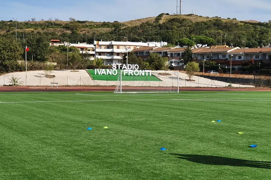 Lo stadio Ivano Fronti di Santa Marinella