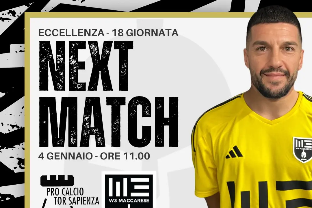 W3 Maccarese di scena in casa del Pro Calcio Tor Sapienza