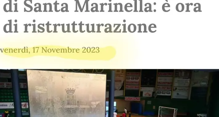 «Il PalaDeAngelis ancora inaccessibile a distanza di un anno»