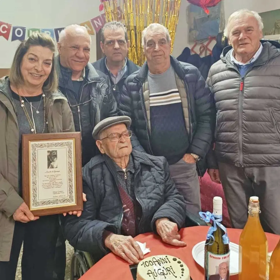 Ernesto Di Giuseppe festeggia 100 anni