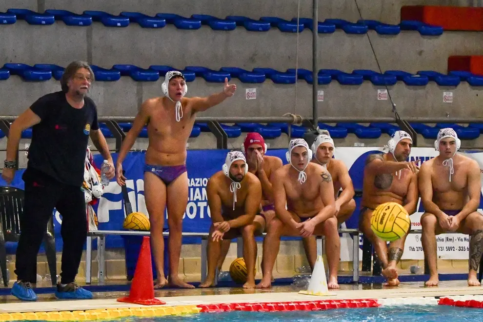 I rossocelesti di coach Aurelio Baffetti (Foto Nicoletta Vittori)