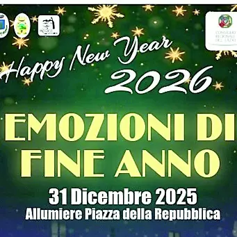 Allumiere accende il Natale e brinda al futuro