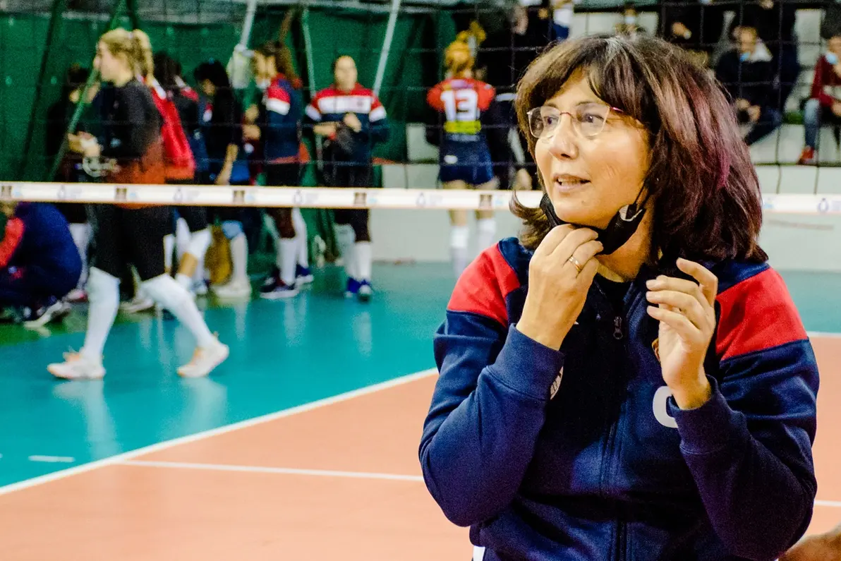 L\\u2019ormai ex presidente dell\\u2019Asd Pallavolo Civitavecchia Marina Pergolesi, 63 anni (Foto Paravani)