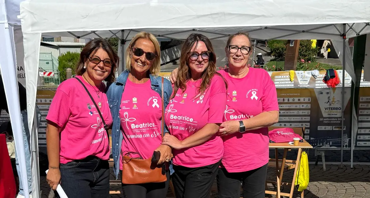 Viterbo Half Marathon: le volontarie dell’Associazione Beatrice in prima linea per la prevenzione