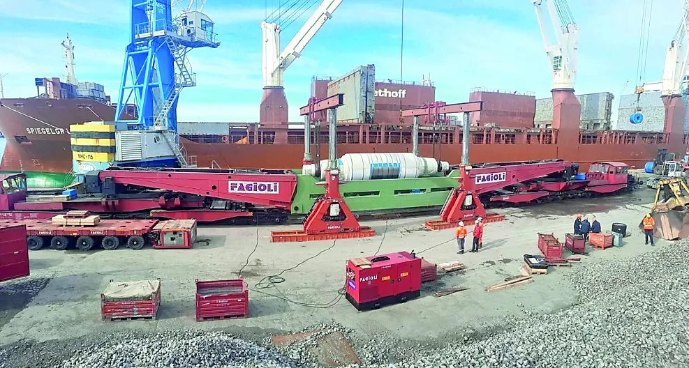 Dalle acciaierie di Terni a Shanghai, passando per Civitavecchia: importante spedizione project cargo