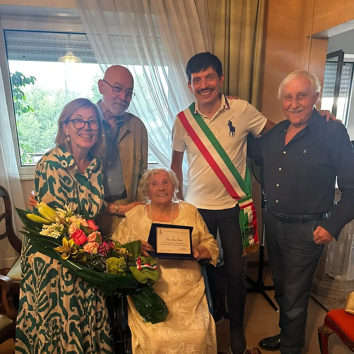 Piendibene festeggia i 100 anni di Elena Filippi Zavattaro Ardizzi: “Una vita da romanzo”