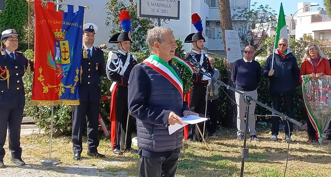 Santa Marinella, celebrato il 25 aprile al parco della Resistenza