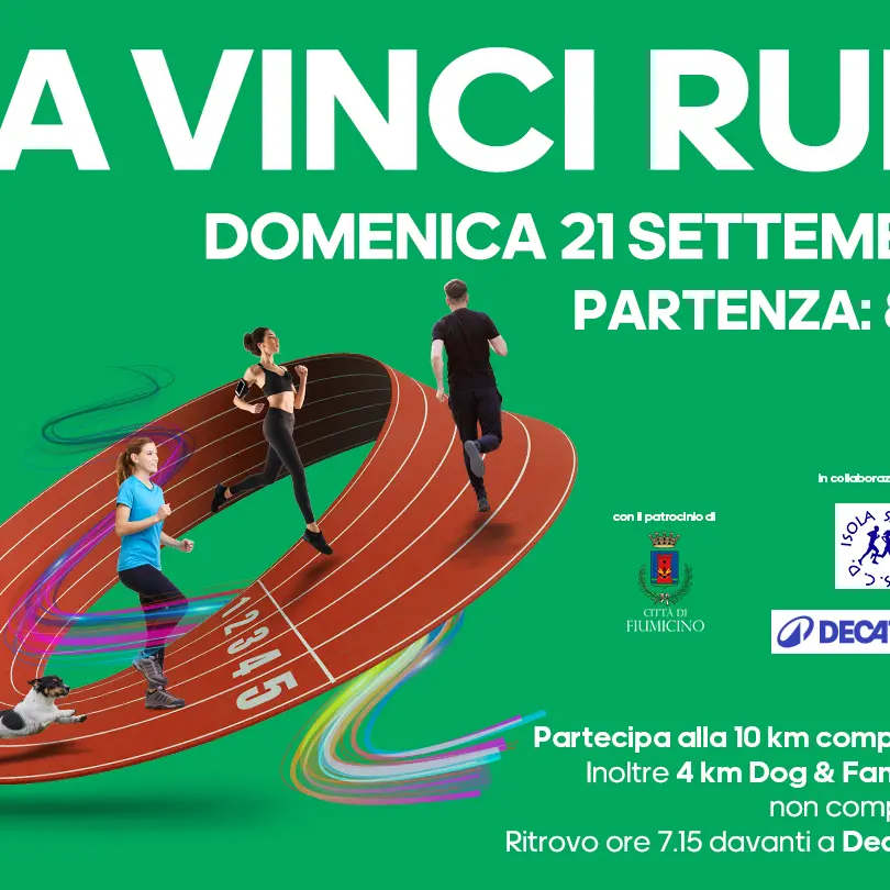 Comunità e divertimento: a Fiumicino arriva la “Da Vinci Run”