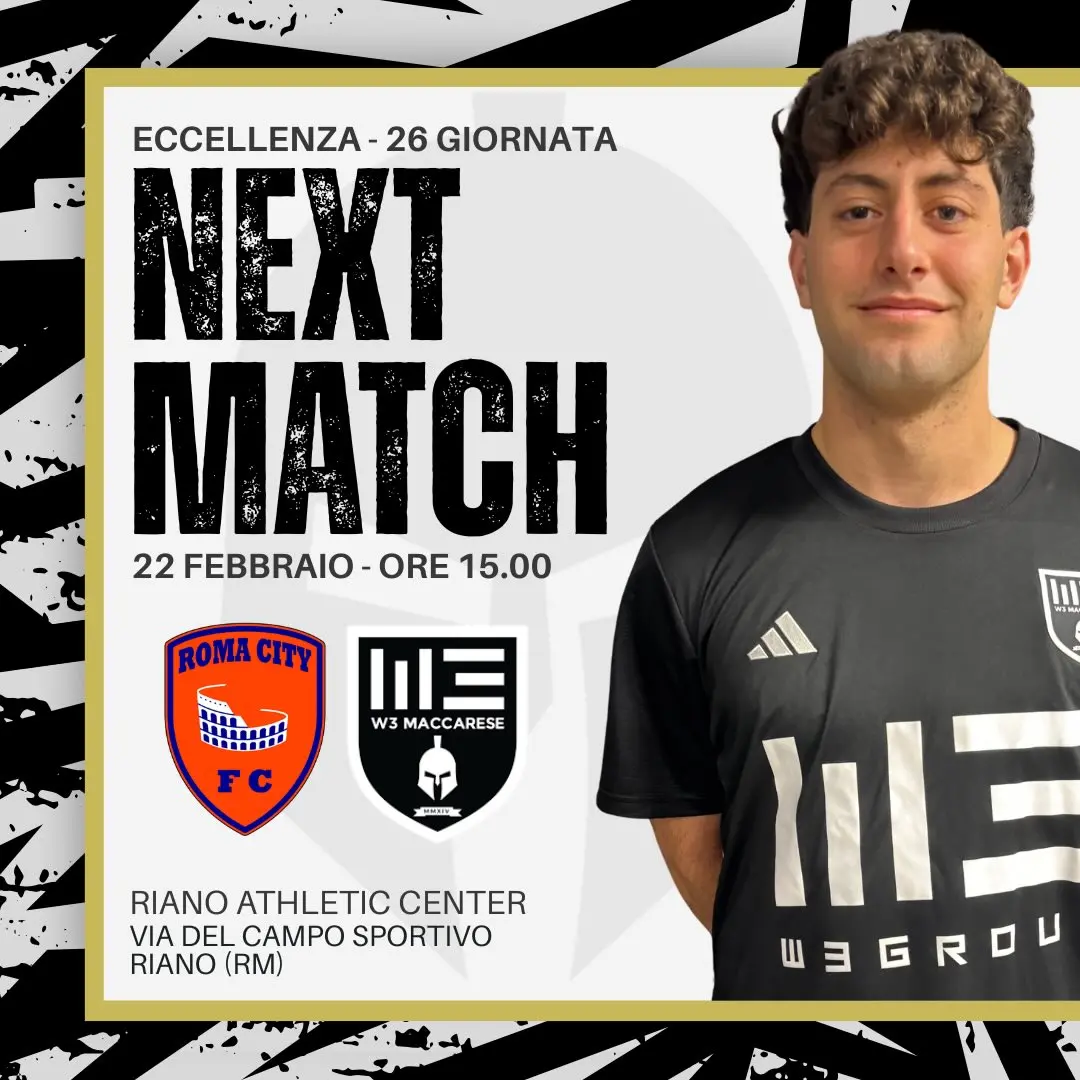 W3 Maccarese a Riano contro la Roma City: sfida cruciale per la salvezza