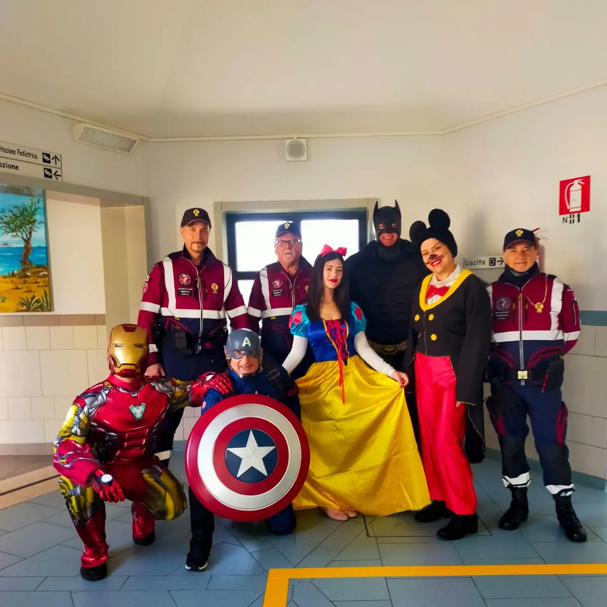 Al Bambin Gesù per i piccoli arrivano Batman e Iron Man