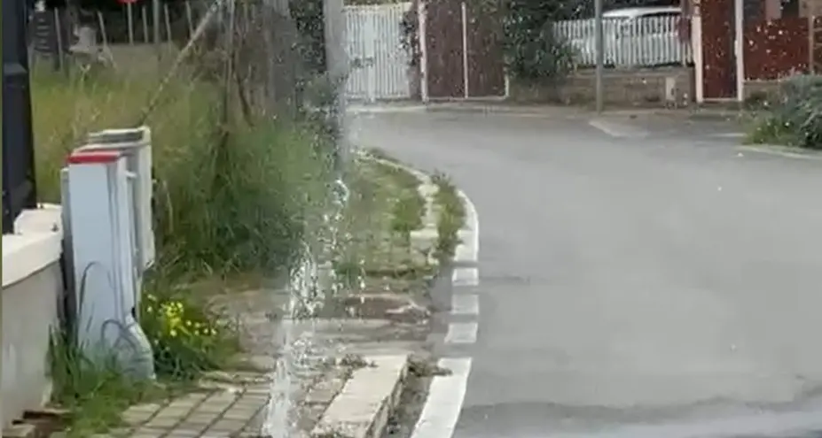 Perdita d'acqua a Boccelle