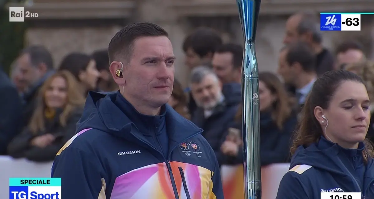 Lestingi consegna la Fiamma Olimpica a Mattarella e Malagò