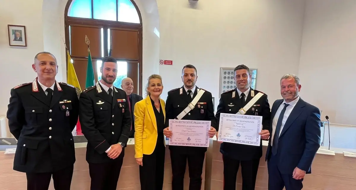 Rapina sventata, encomio formale per i carabinieri di Cerveteri