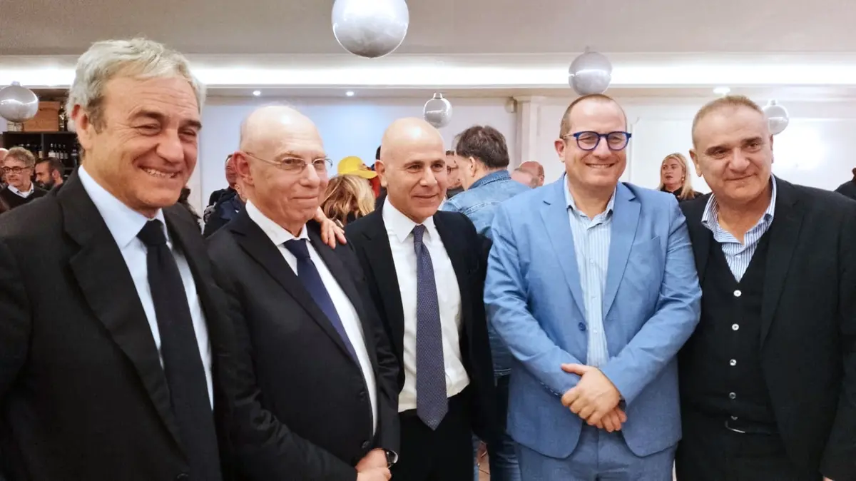 Da sinistra: Giorgio Simeoni, Paolo Poletti, Salvatore Di Meo, Fabio Capolei, Roberto D'Ottavio