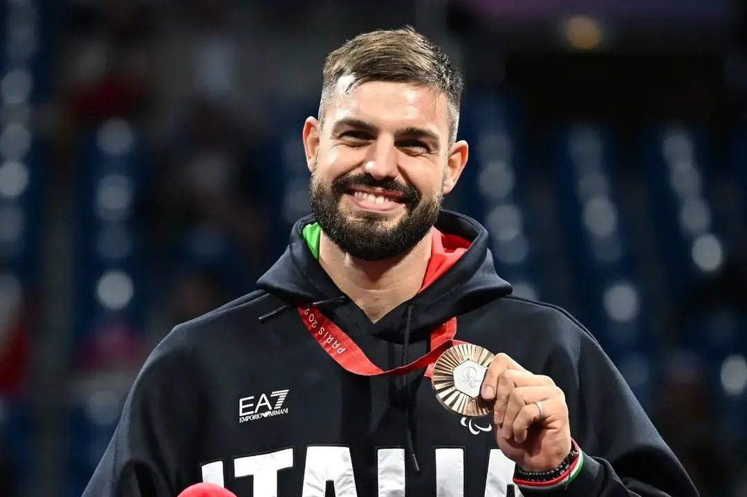 Lo schermidore italiano specializzato nella spada e nella sciabola Edoardo Giordan, 32 anni