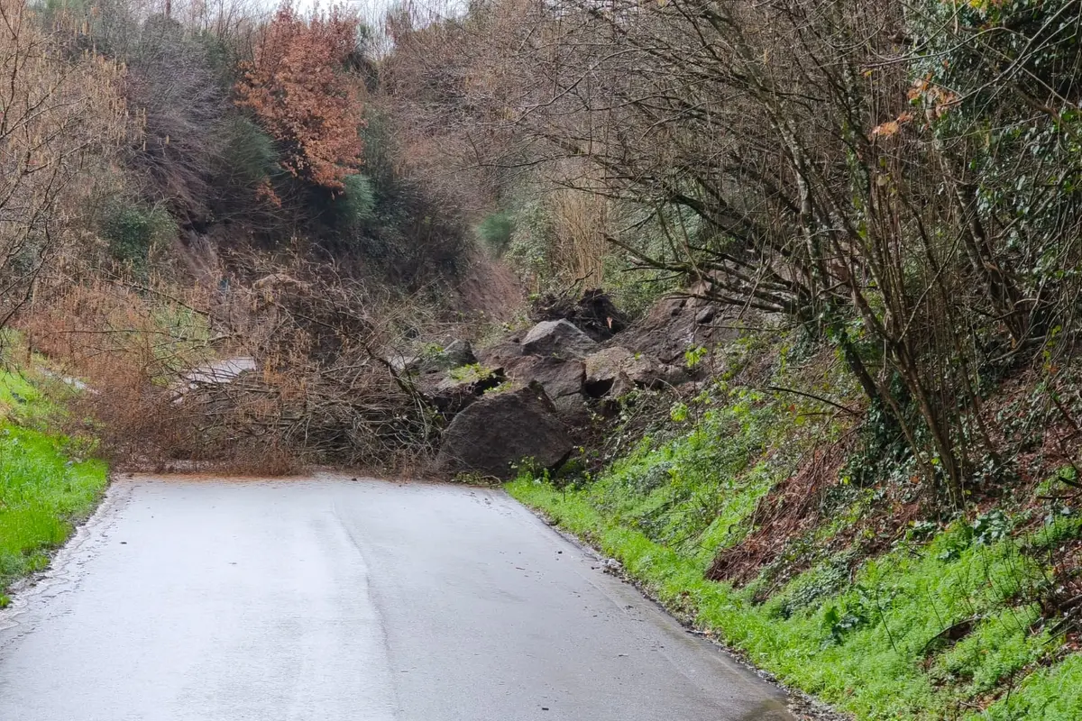 Maltempo nella Tuscia: allagamenti e frane