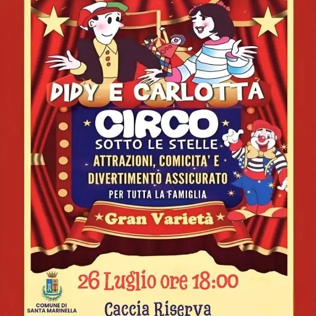 A Santa Marinella “Didy e Carlotta a circo sotto le stelle”