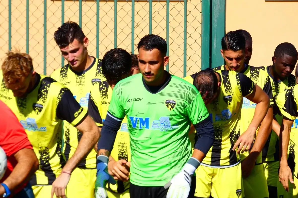 Il portiere della Favl Cimini Viterbo Luca Bertollini