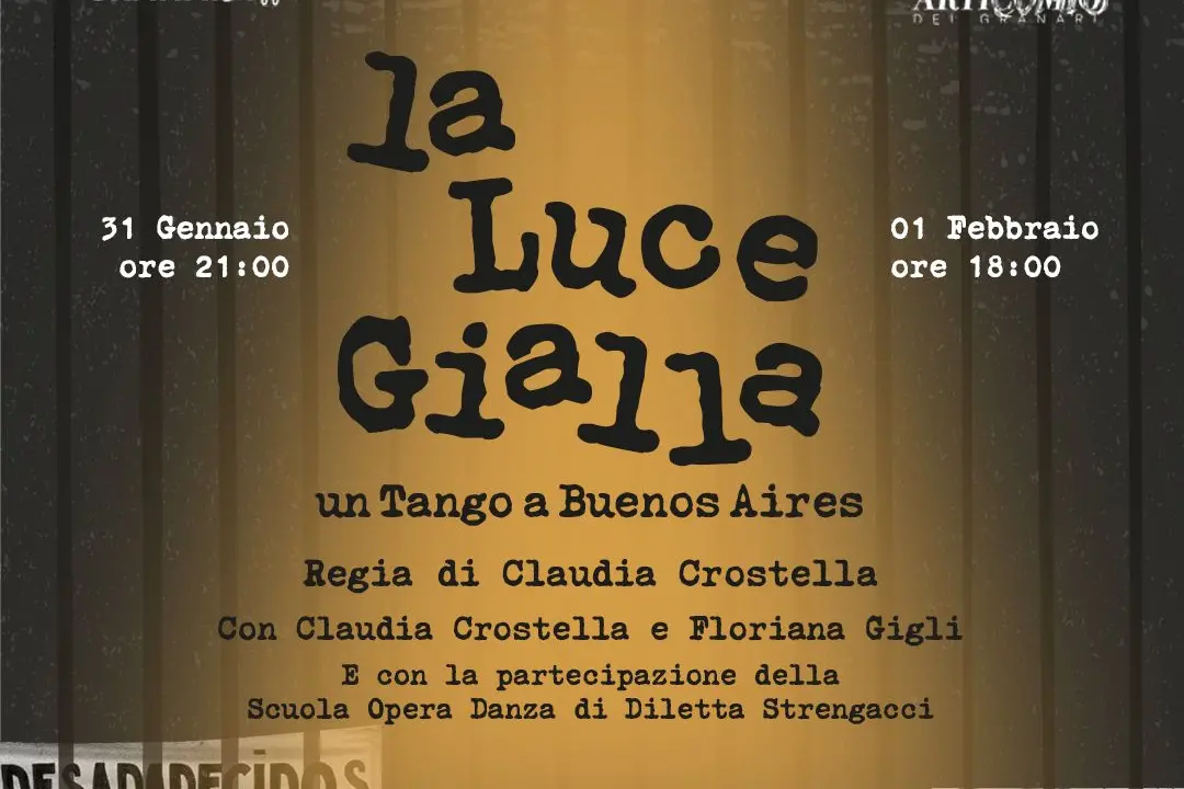 ‘’La luce gialla. Un tango a Buenos Aires”: la storia si fa teatro