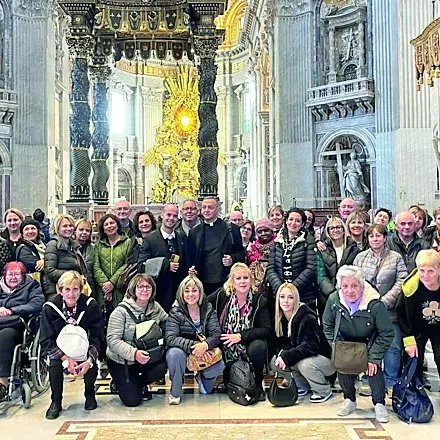 La parrocchia di Nostra Signora di Lourdes incontra Papa Francesco