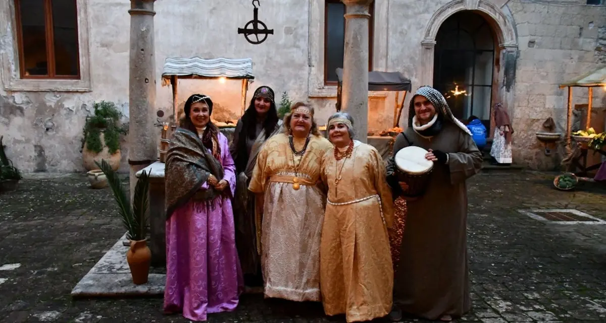 Presepe vivente Tarquinia: oltre 1600 visitatori nel monastero di Santa Lucia