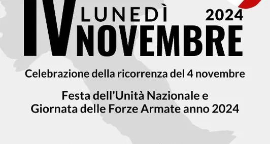 Montalto, lunedì 4 novembre Festa dell’Unità d’Italia e giornata delle Forze Armate