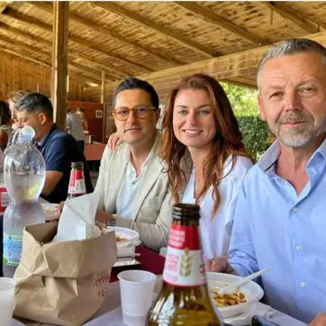 L’europarlamentare Ceccardi al pranzo del tesseramento