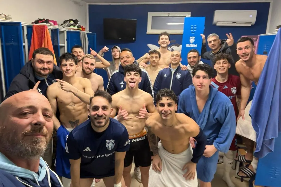 Il selfie post vittoria