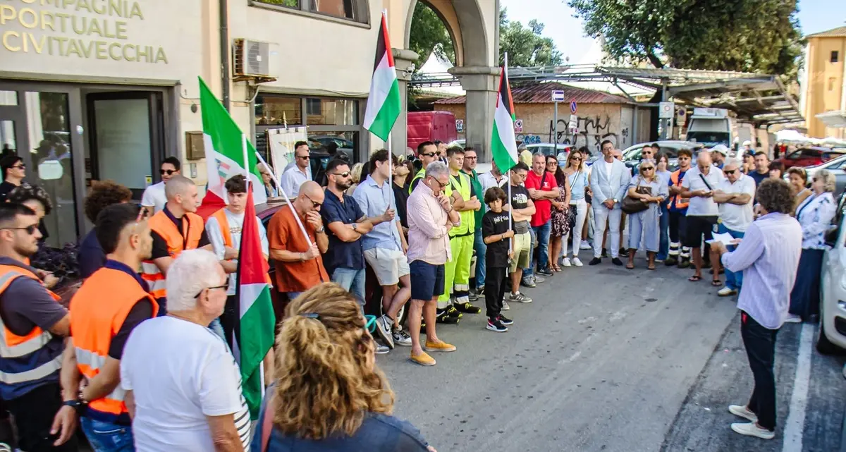 Compagnia portuale a sostegno di Gaza