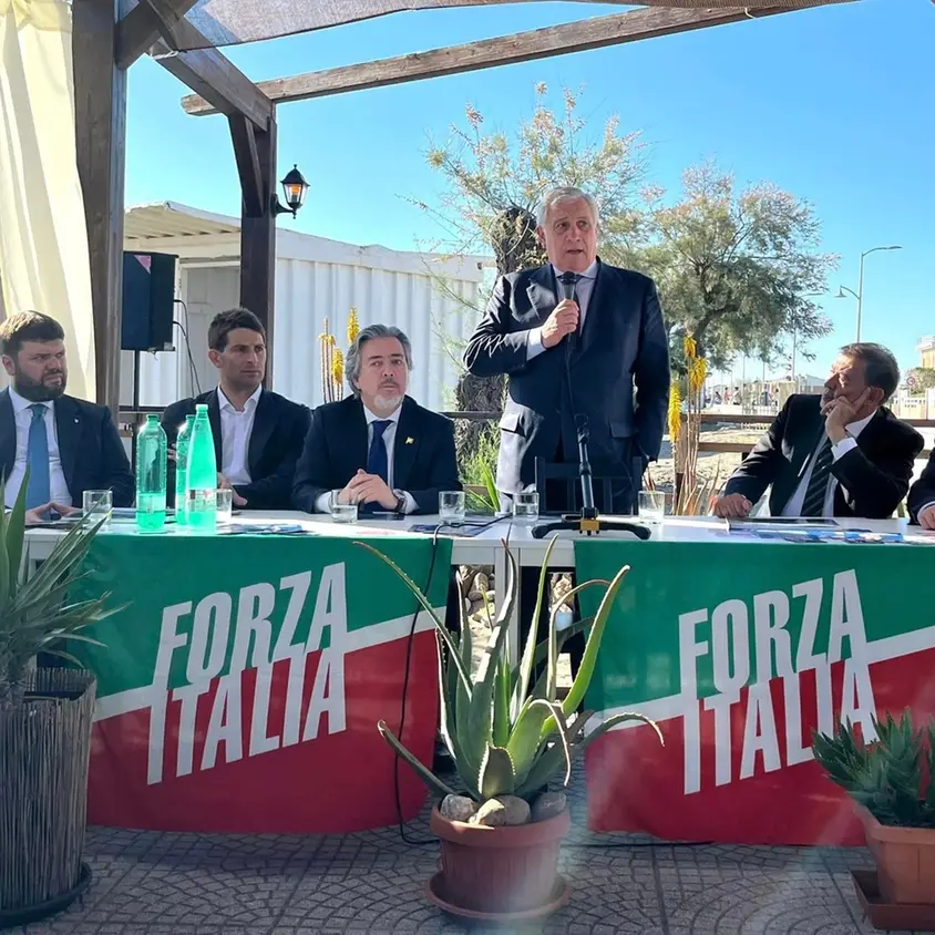 Tajani a Tarquinia: «Sono convinto che Giulivi continuerà a guidare la città»