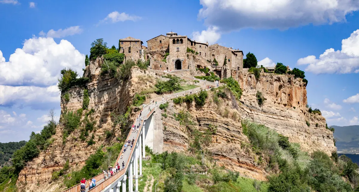 Bagnoregio nella Via Francigena del nord