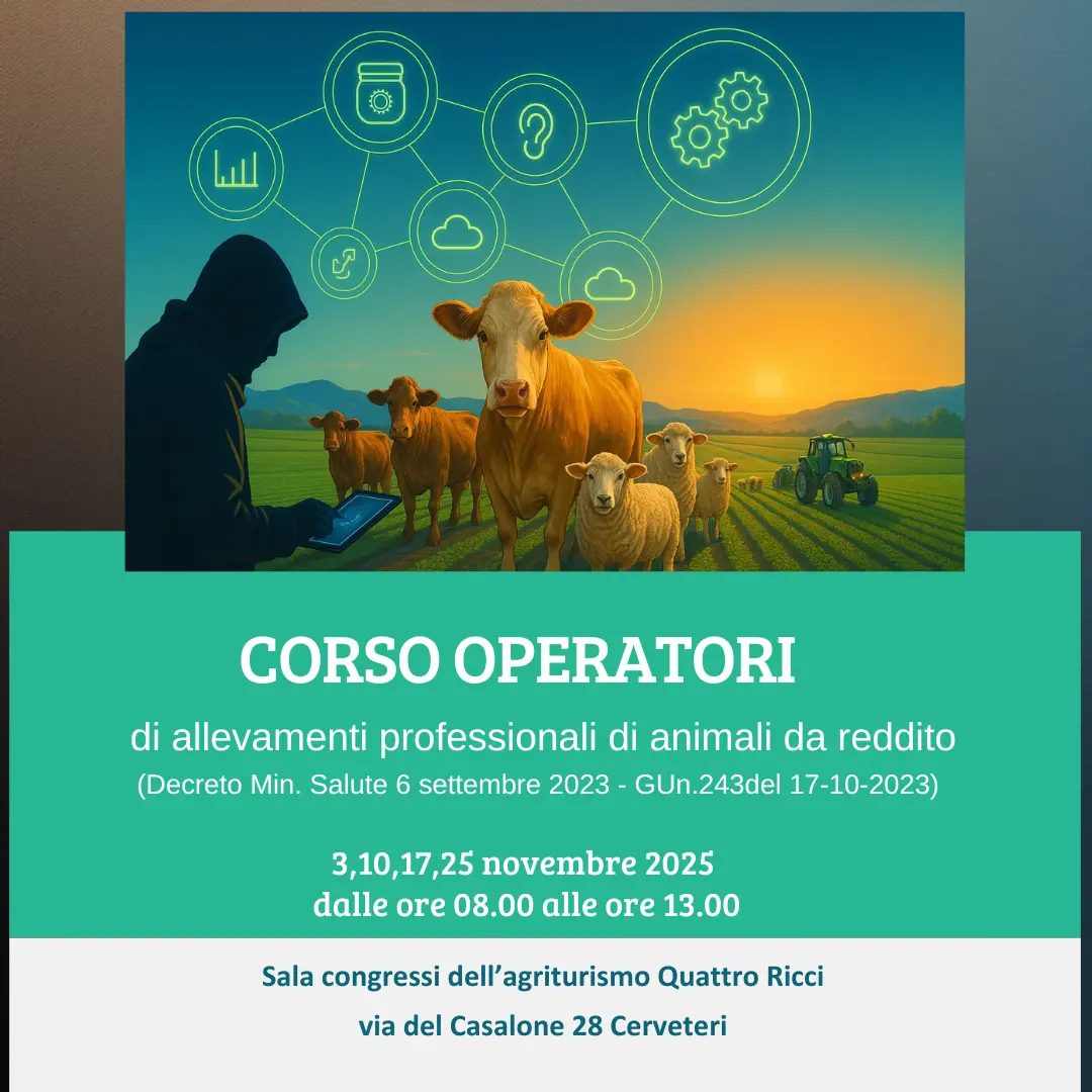 Settore zootecnico, via ai corsi di formazione