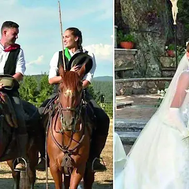 Nozze equestri per Marta Papa e Daniele Piermarini