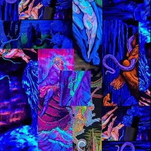 Viaggio fluorescente nell’Inferno della Divina Commedia